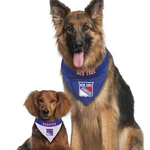 New York rangers dog hockey bandana